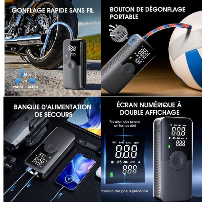 Le Pro Air Compresseur 3-en-1 règle tout ça