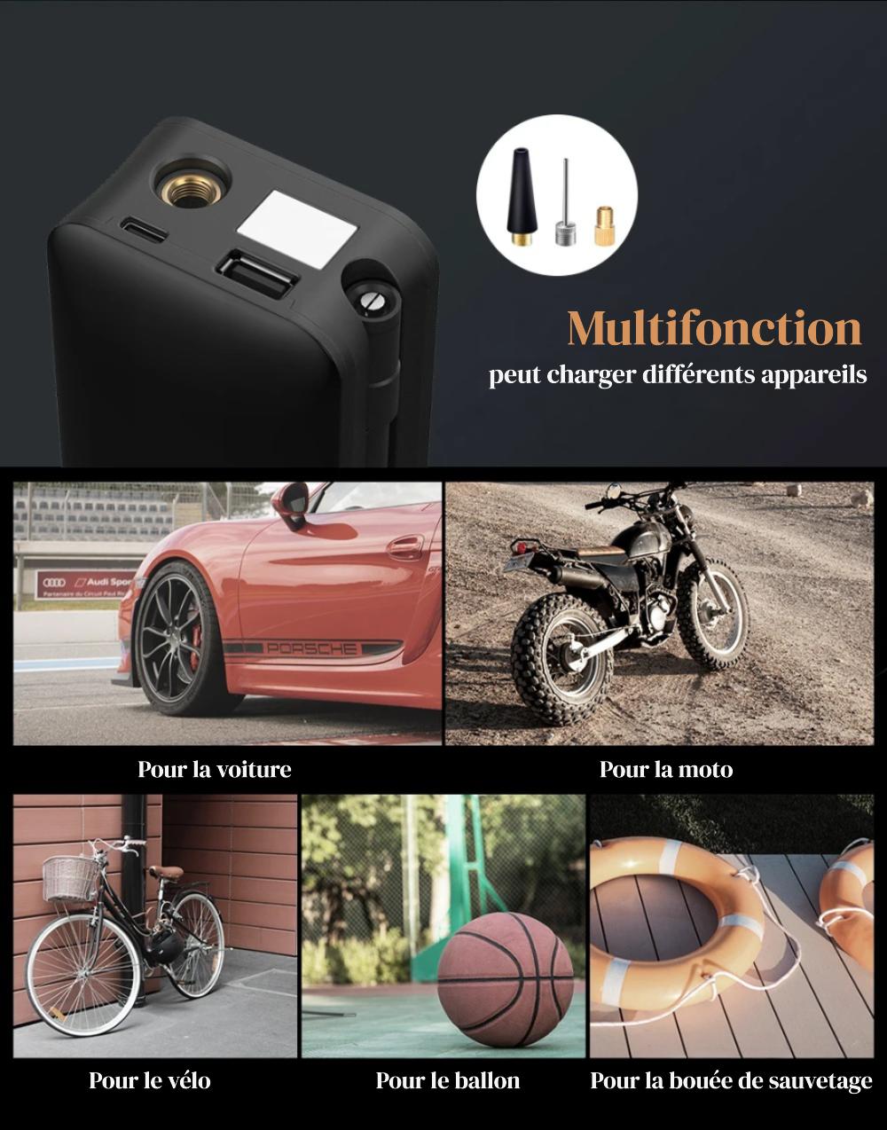 Le Pro Air Compresseur 3-en-1 règle tout ça